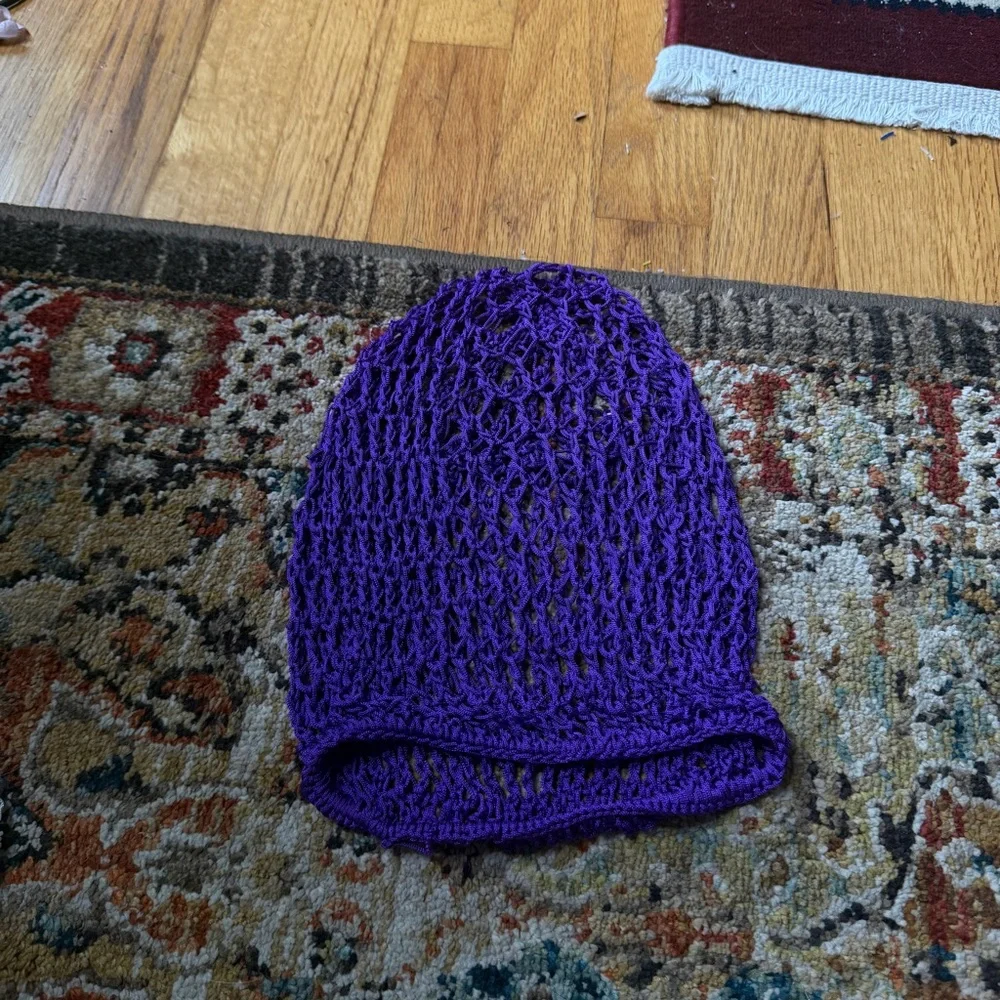 Purple ren faire hair net / snood